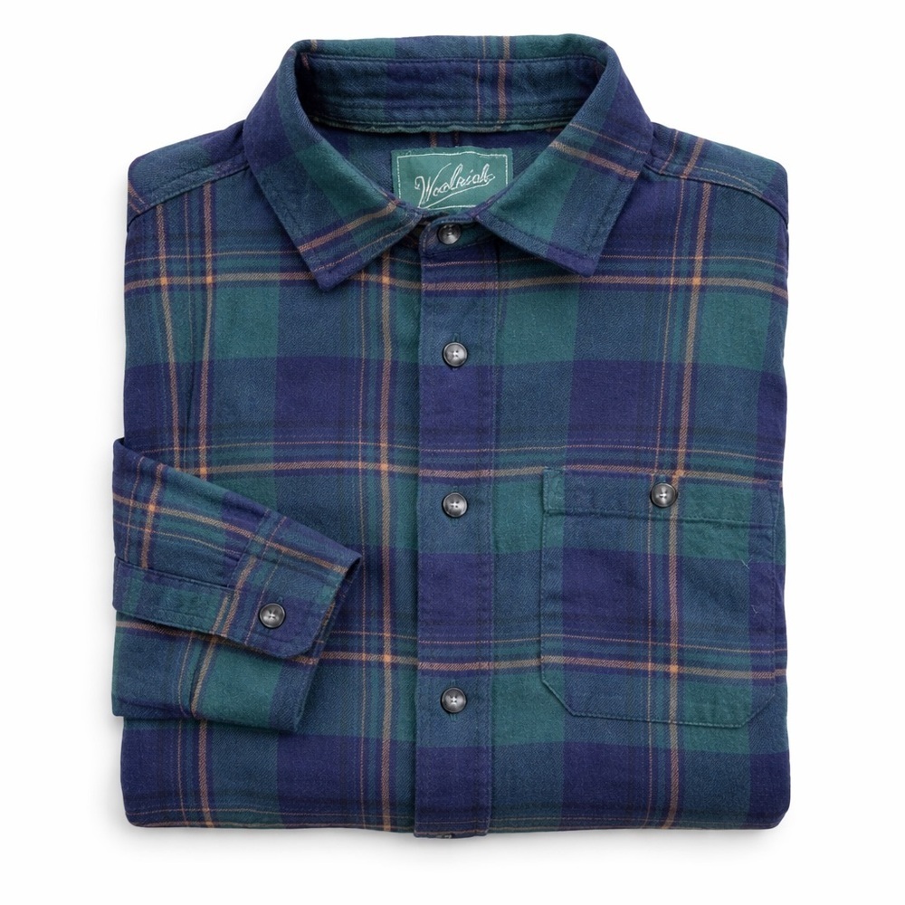 Woolrich Green Label Flannel Shirt Size S